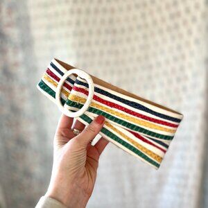 Vintage Genuine Leather Calderon Leather Belt